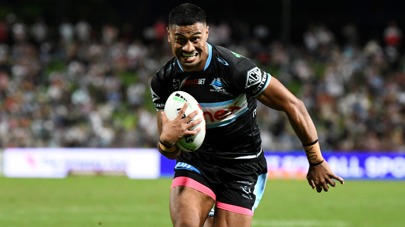 Sharks flyer bags hat-trick in thumping win