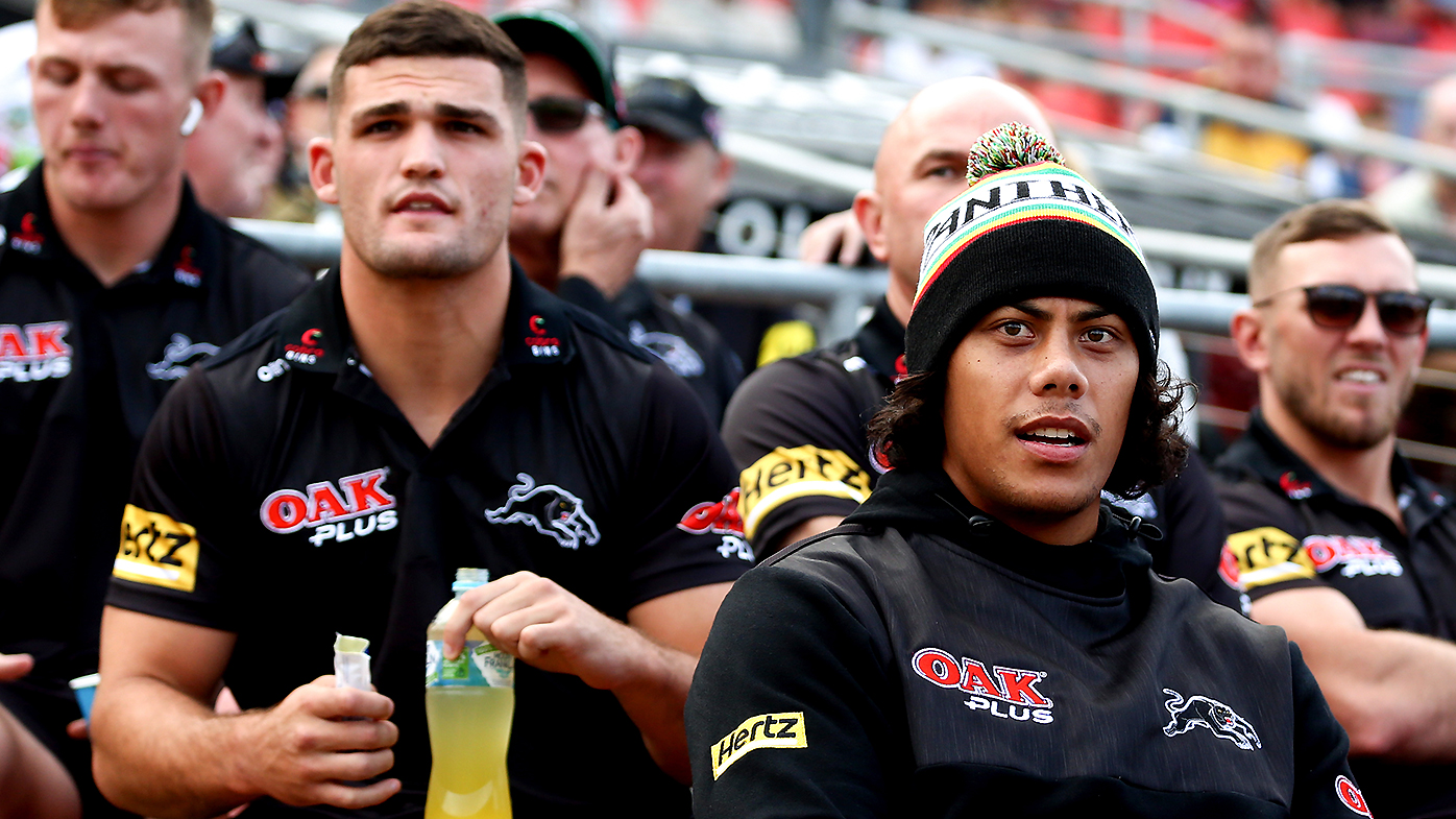 Jarome Luai and Nathan Cleary