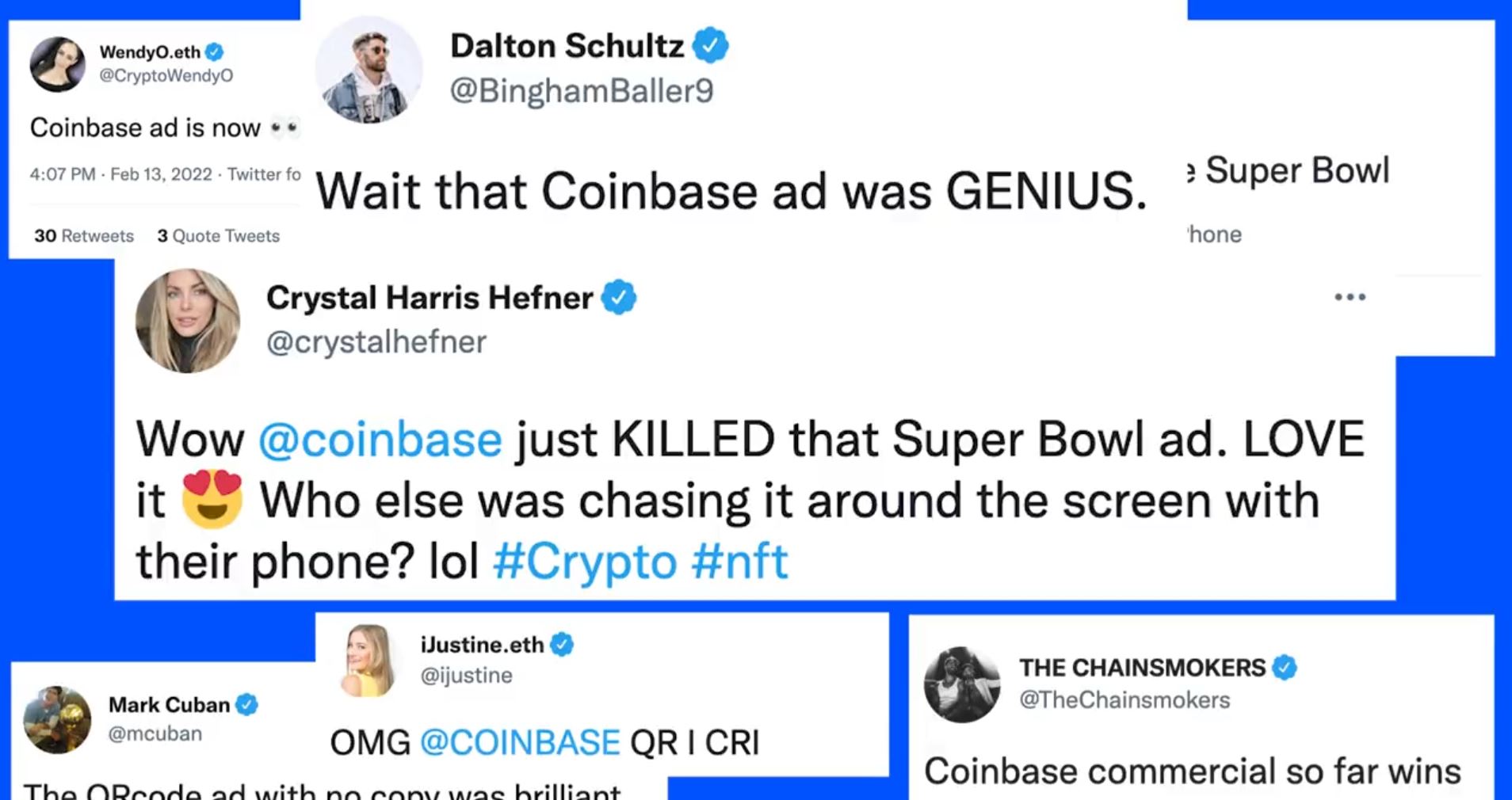 Coinbase: Bizarre QR code Super Bowl ad crashes cryptocurrency exchange