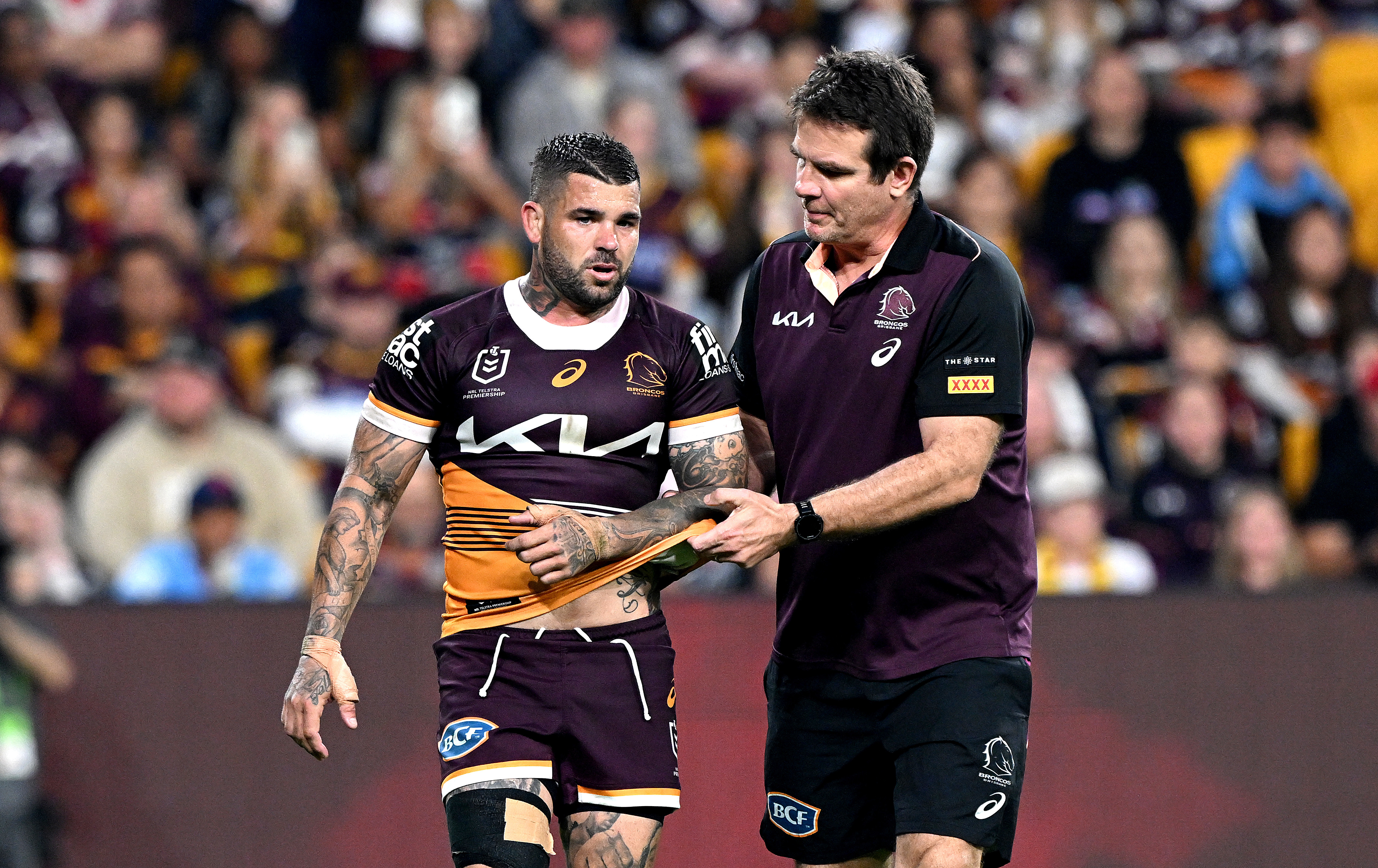 NRL news 2024 | Adam Reynolds bicep injury, Jesse Arthars fractured jaw;  Broncos vs Roosters result, video, highlights