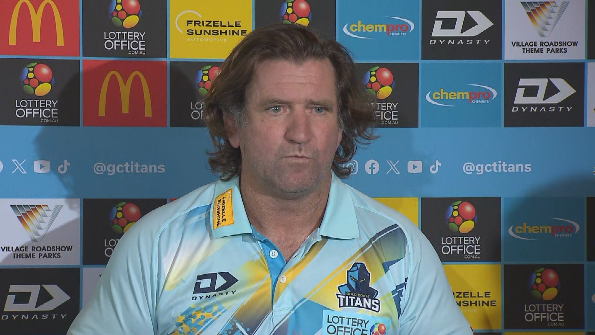 Titans coach Des Hasler.