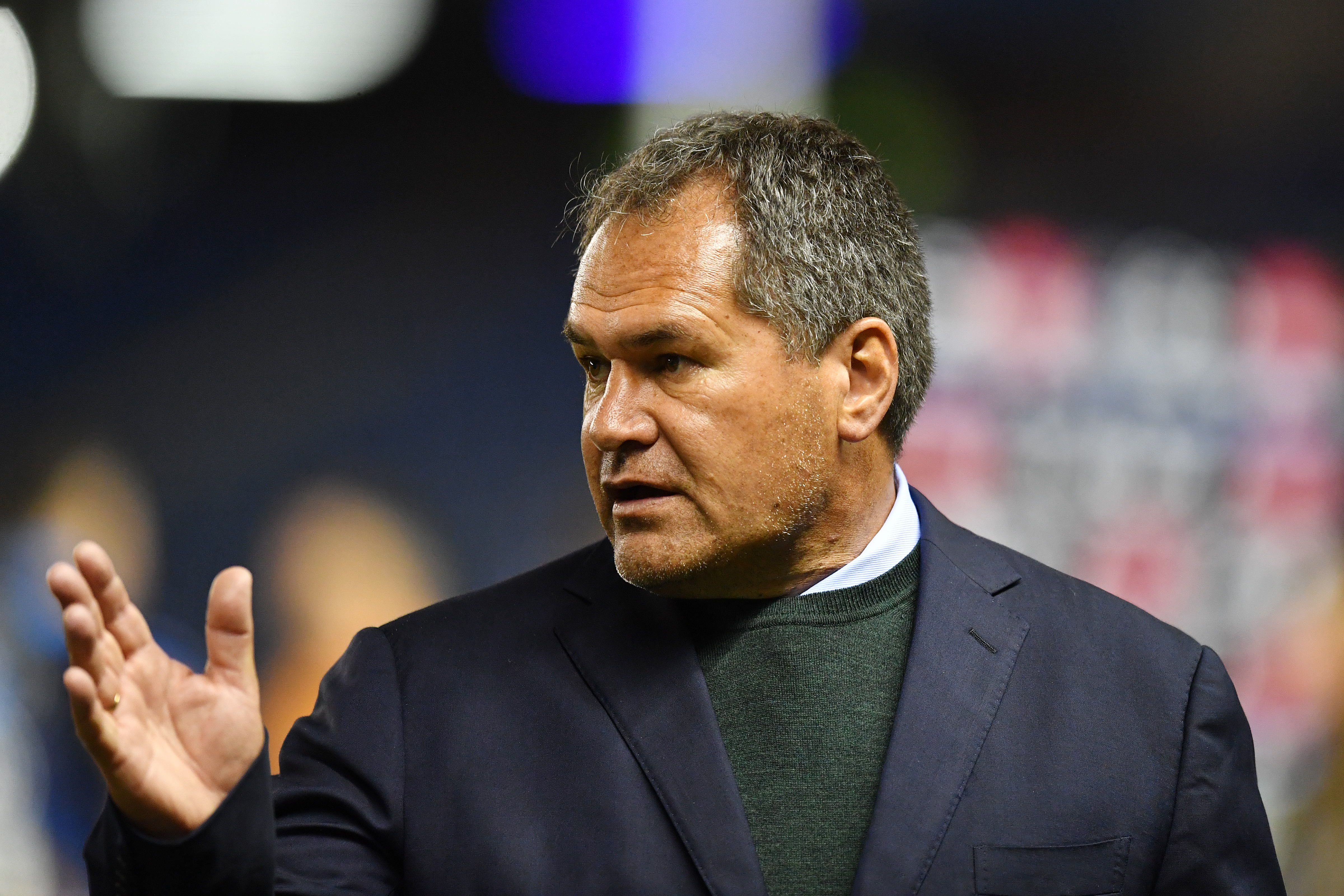 Dave Rennie after the final whistle.