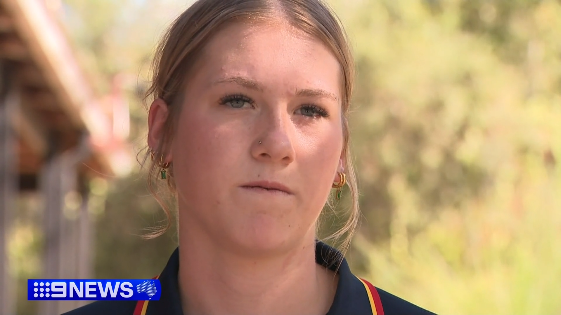 Year 11 student Georgia was hit by lightning in WA