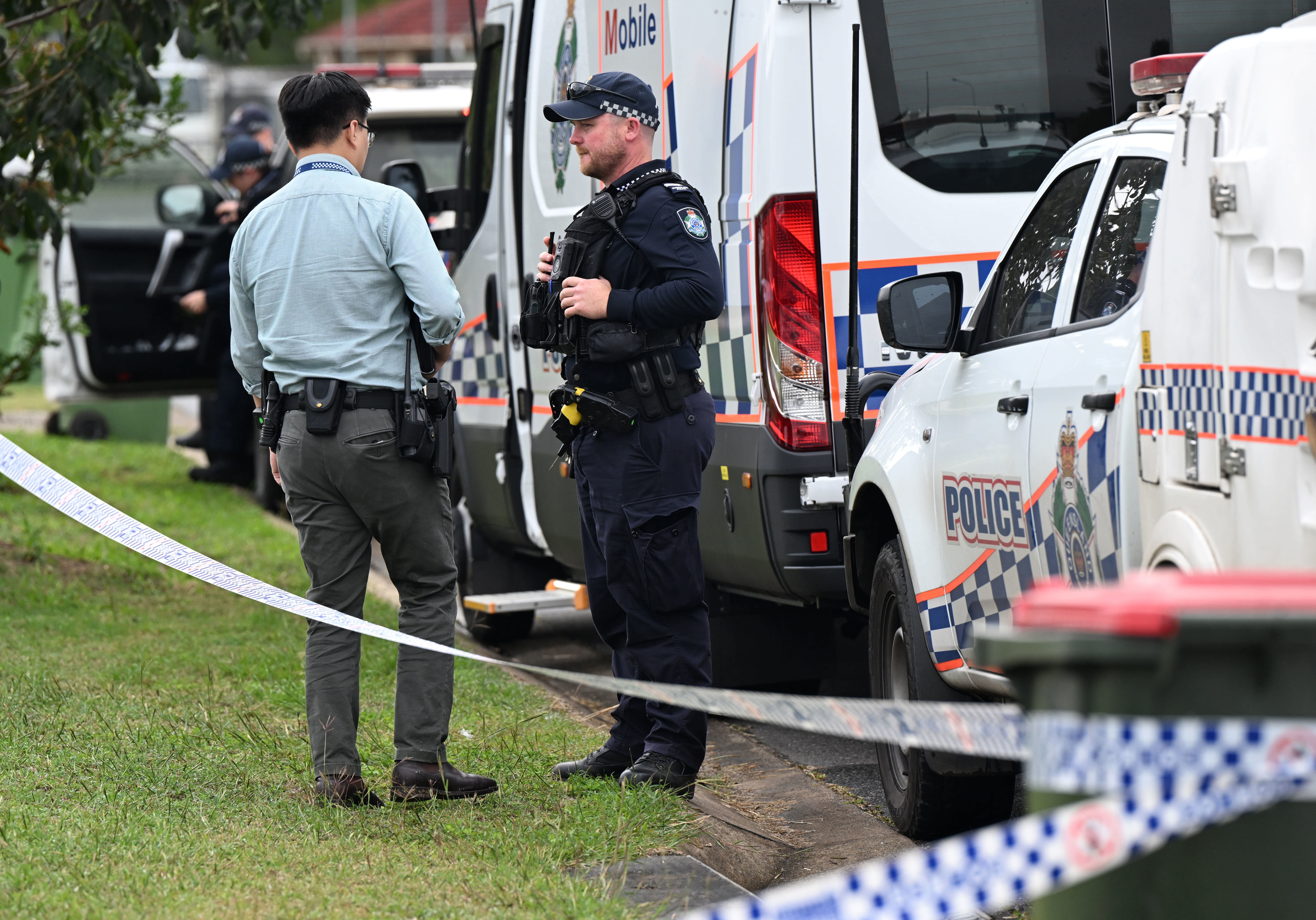 Emergency services were first called to the house at Lowood on Monday night.