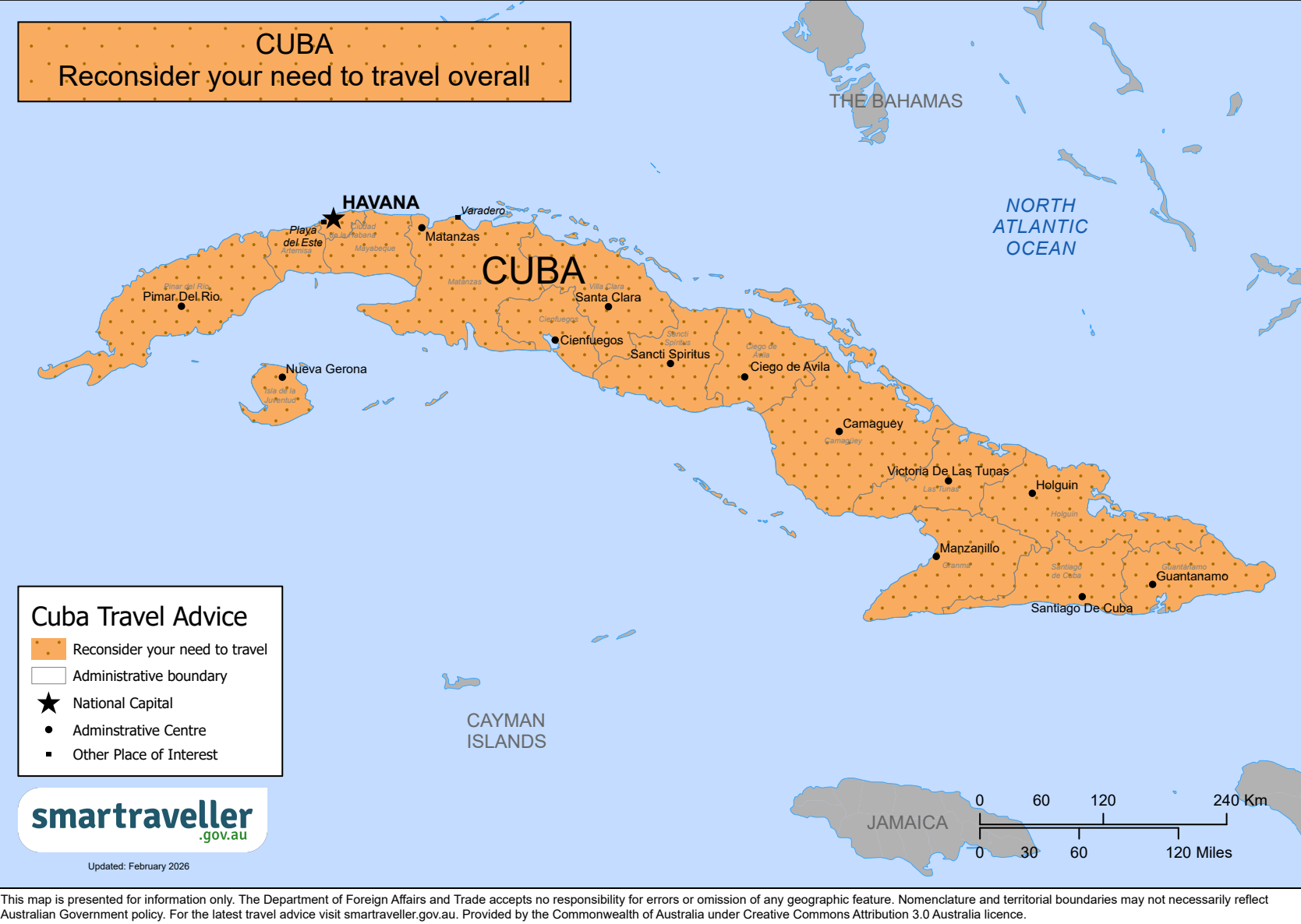 Aussies warned against visiting Cuba as island on edge of crisis
