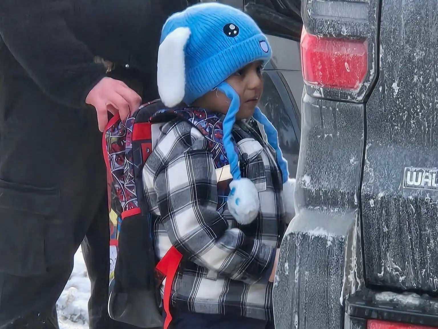 Liam Conejo Ramos was held by ICE  agents in freezing conditions until his father surrendered.