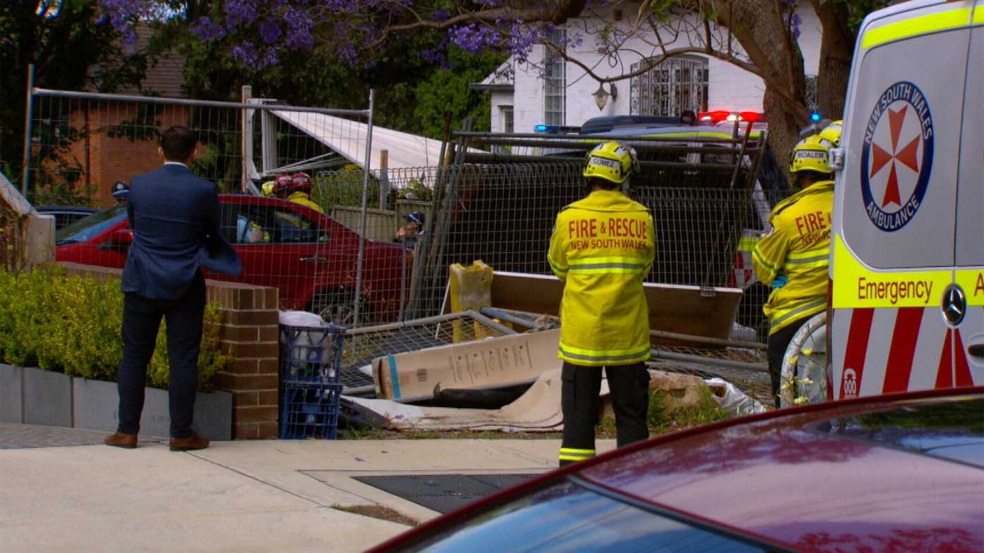 A man was crushed underneath his car in Summer Hill in Sydney's inner-west.
