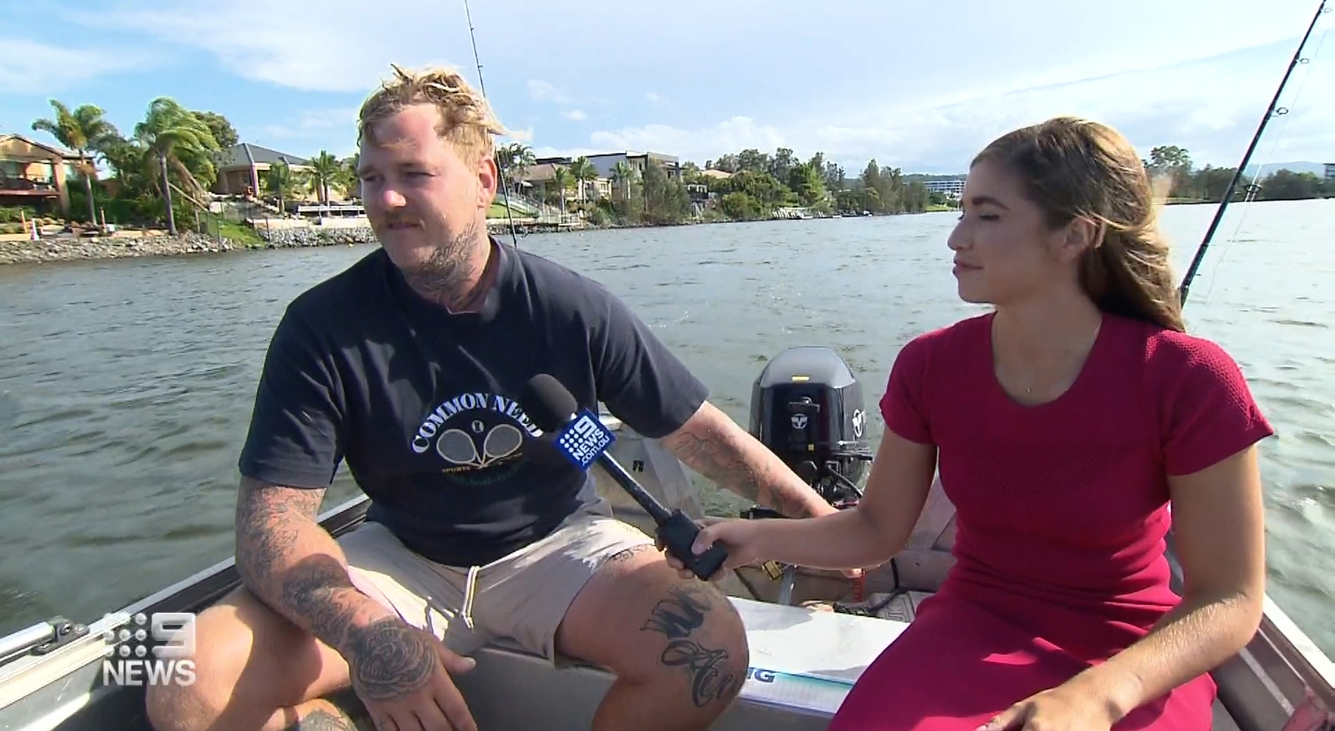 A tradie has detailed how he reeled in a mammoth bull shark from a Queensland lake while fishing from a tinnie.Jake Posa was staggered to find a a 2.8 metre bull shark on the end of his line in Lake Orr on the Gold Coast.