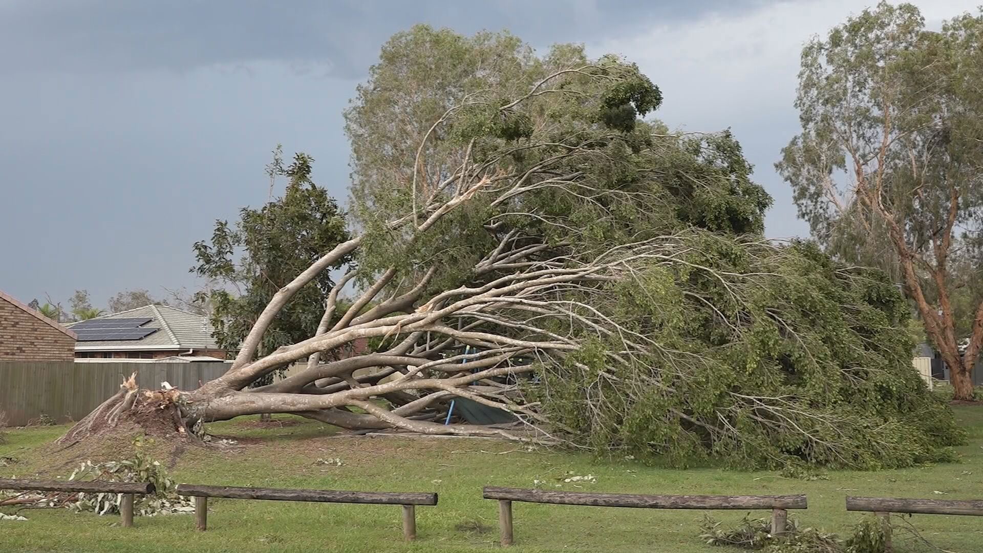 Storm damage south east Queensland, December 27, 2023.