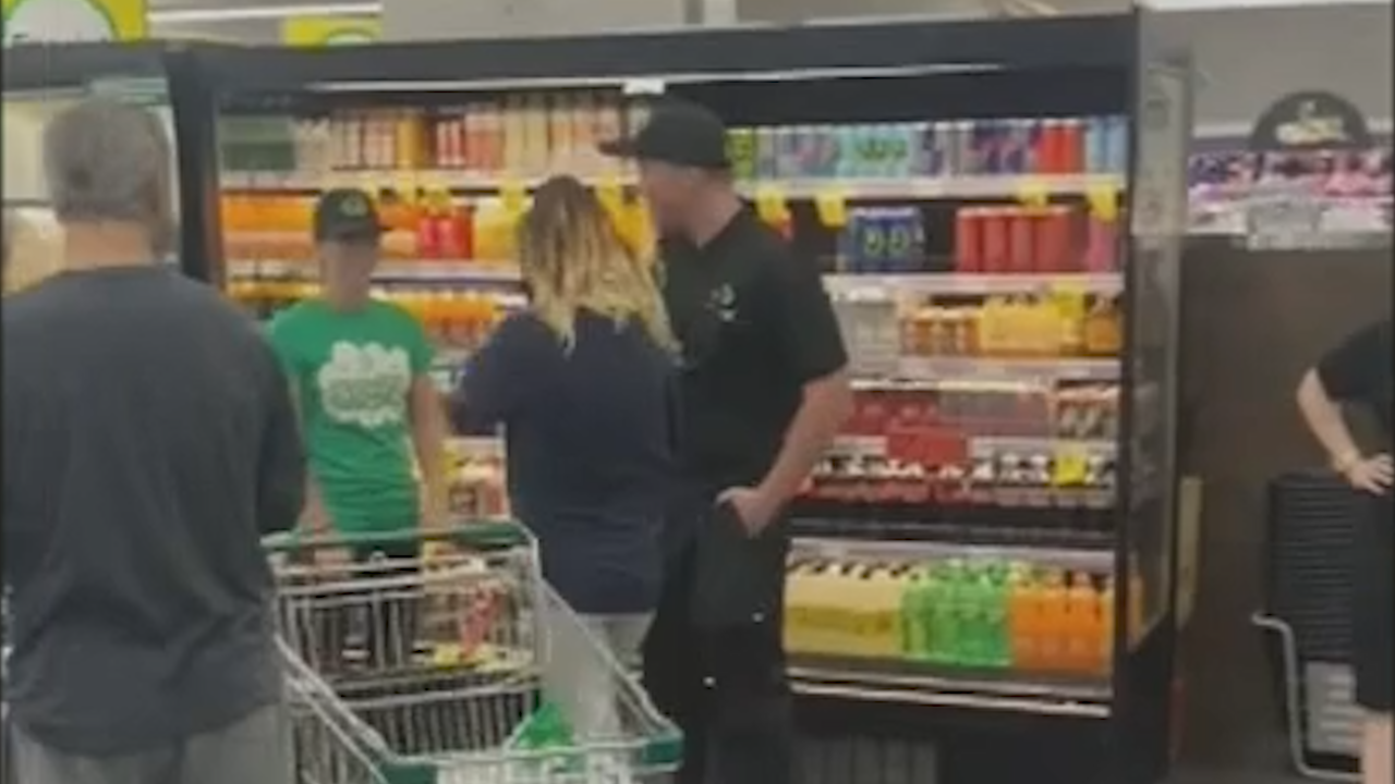 Teenager accused of shoplifting and abusing Woolworths staff.