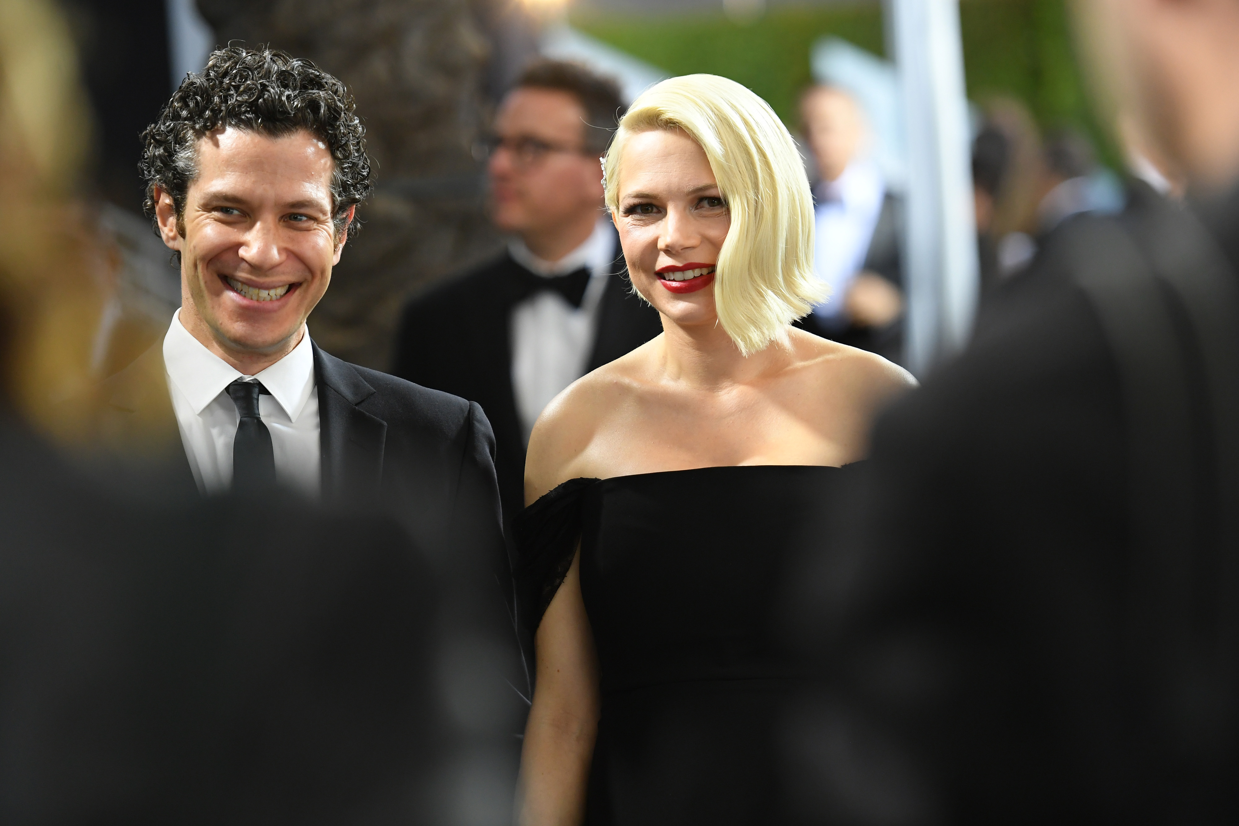 Thomas Kail and Michelle Williams attend the 26th Annual Screen Actors Guild Awards at The Shrine Auditorium on January 19, 2020 in Los Angeles, California. 