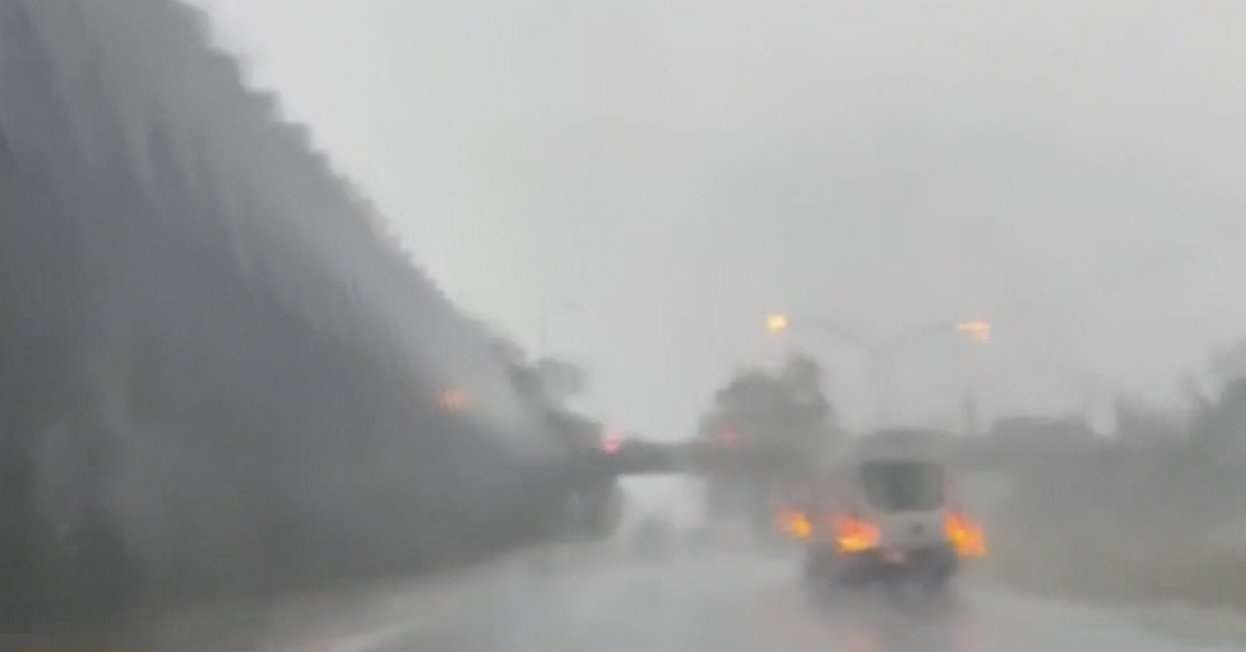 Between 120 and 150mm of rain fell on the Sunshine Coast yesterday.