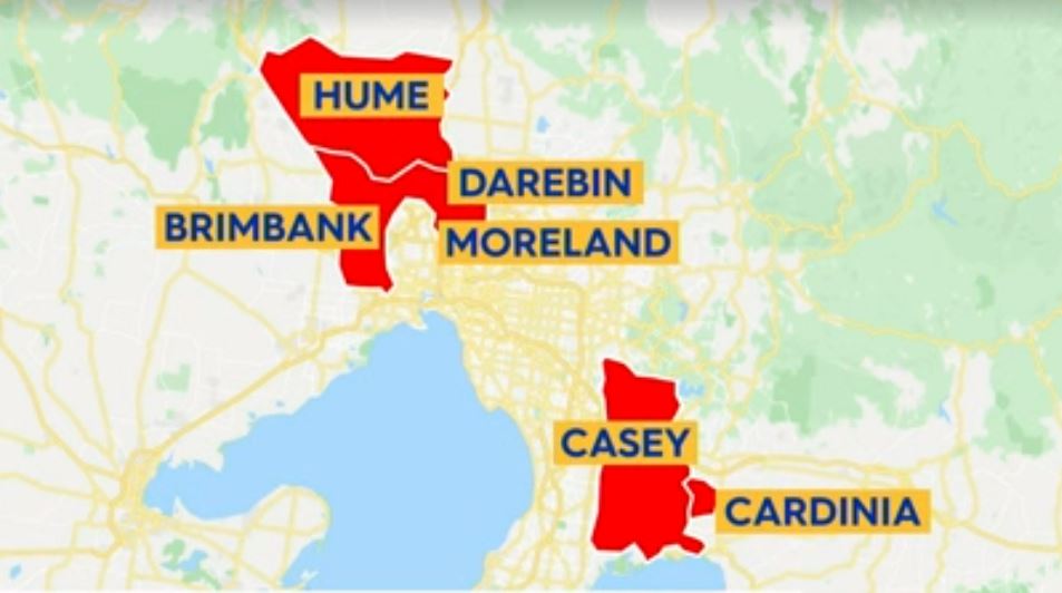 Victoria's coronavirus outbreak: Six Melbourne hotspots residents are being  asked to avoid
