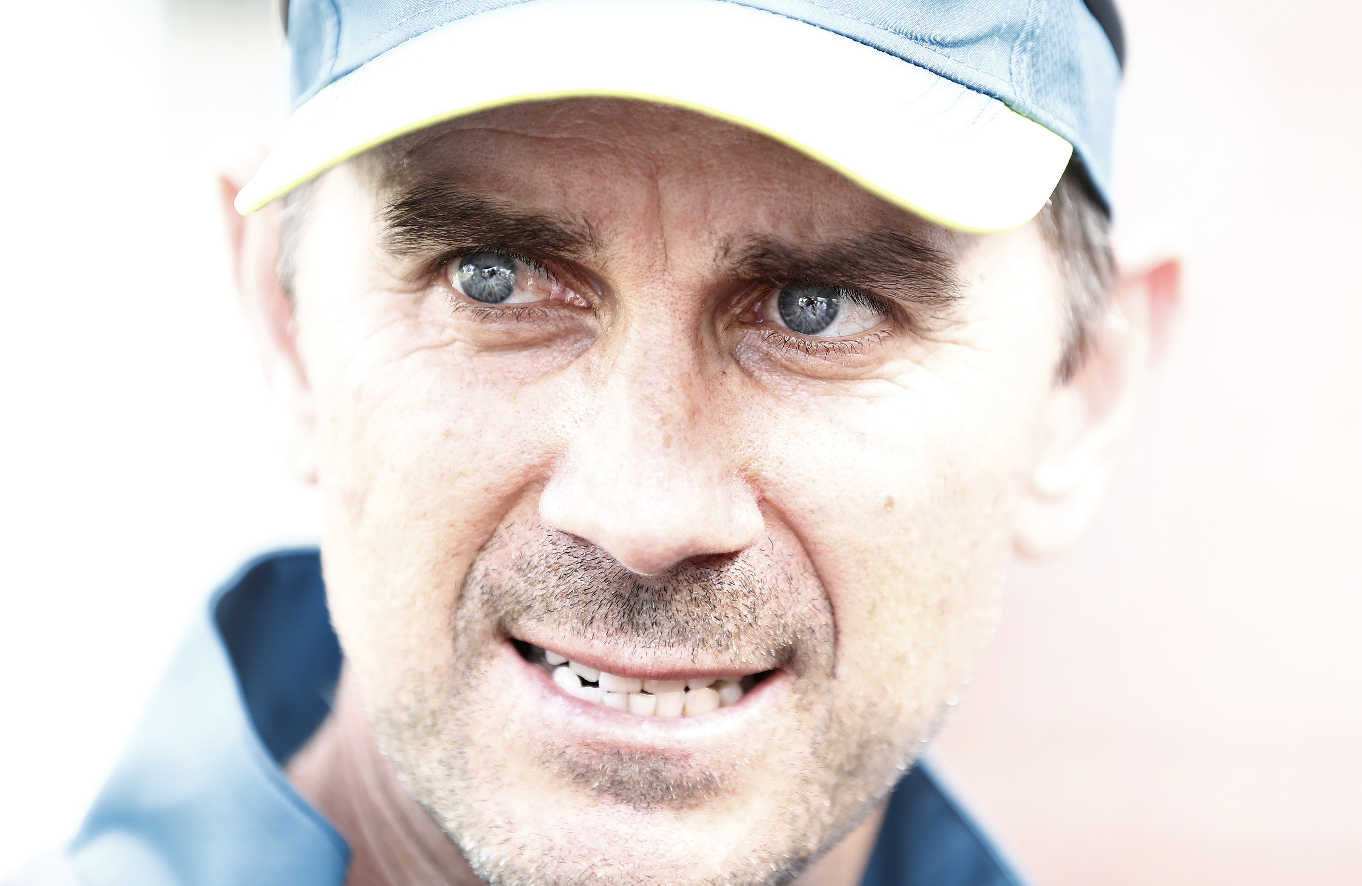 Justin Langer speaks to the media.