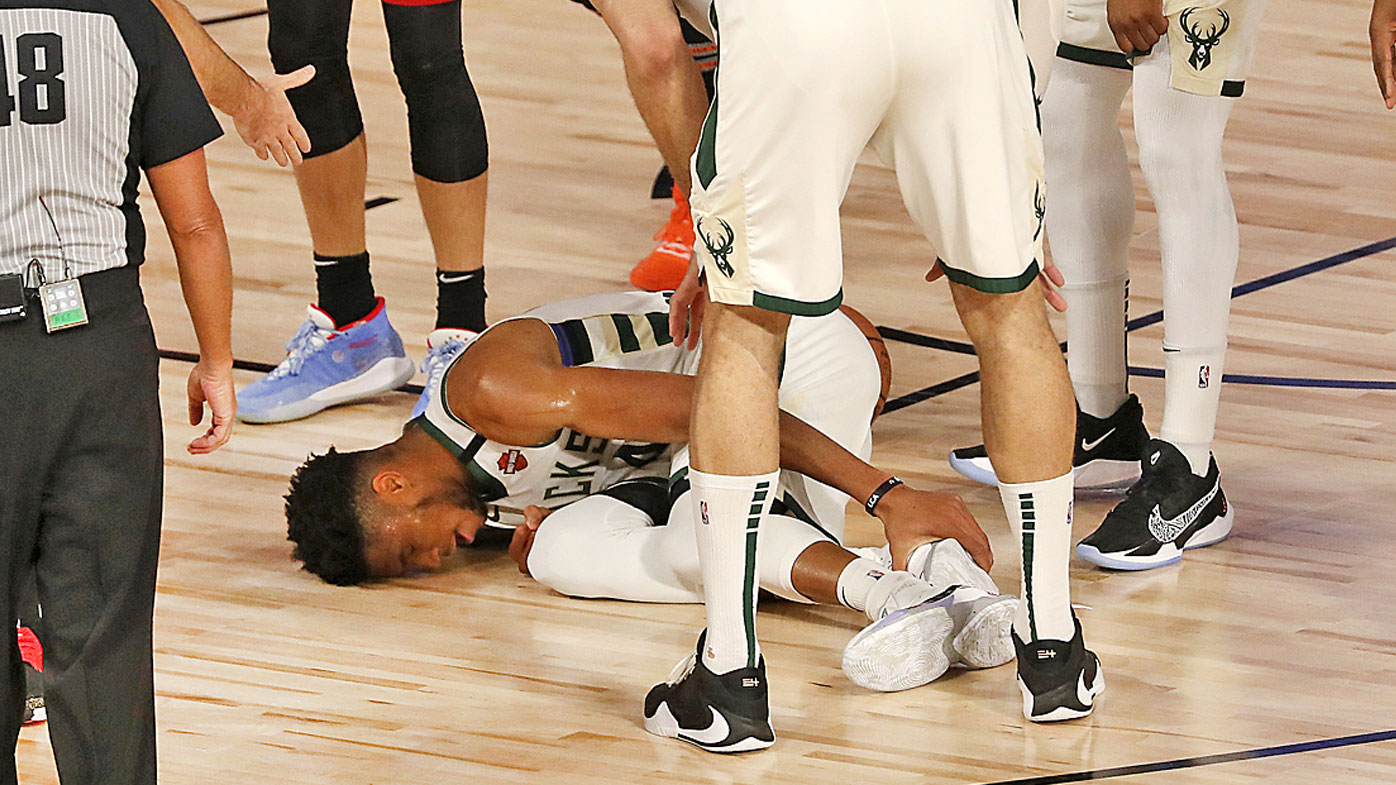 Bucks' Giannis Antetokounmpo (ankle) doesn't play in Game 5 vs