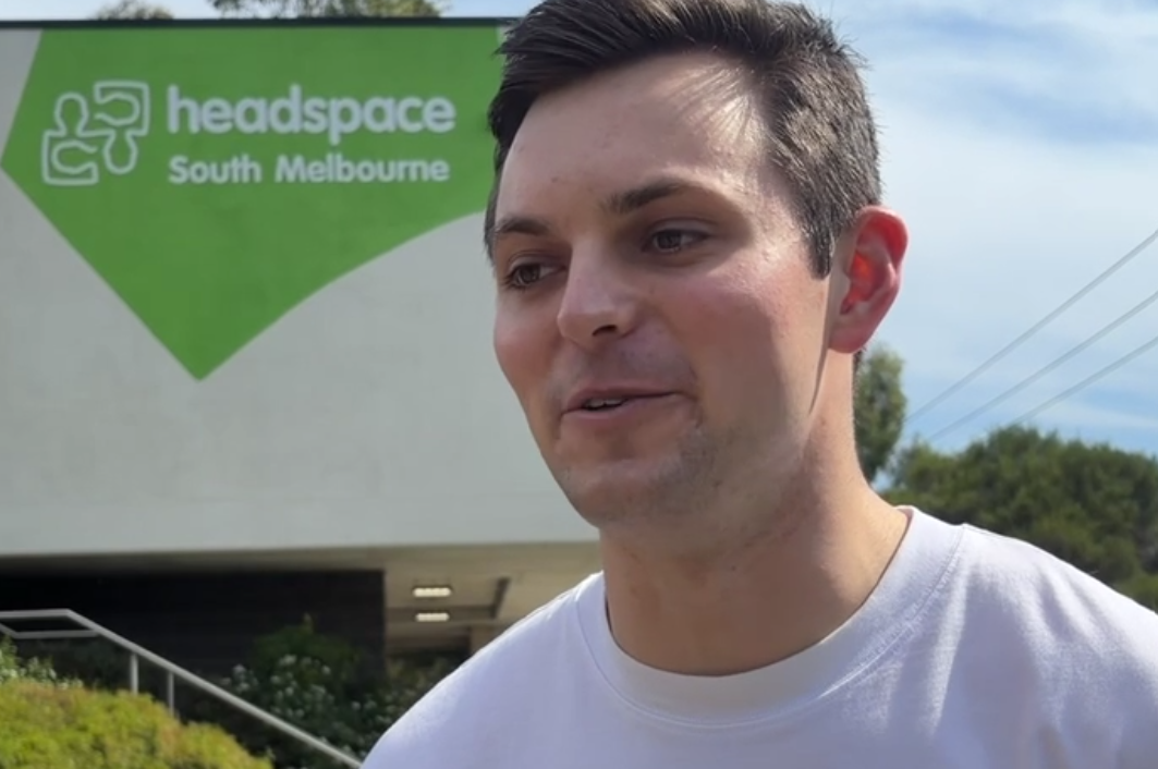 Headspace's Matt played King Frederik in a game of ping pong