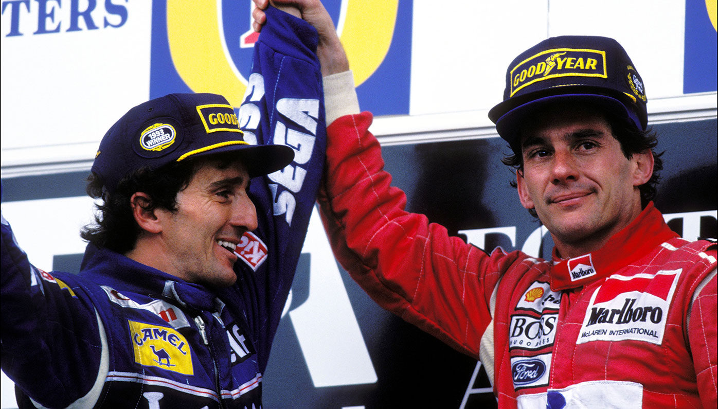 1990 Japanese Grand Prix: Ayrton Senna and Alain Prost accident aftermath