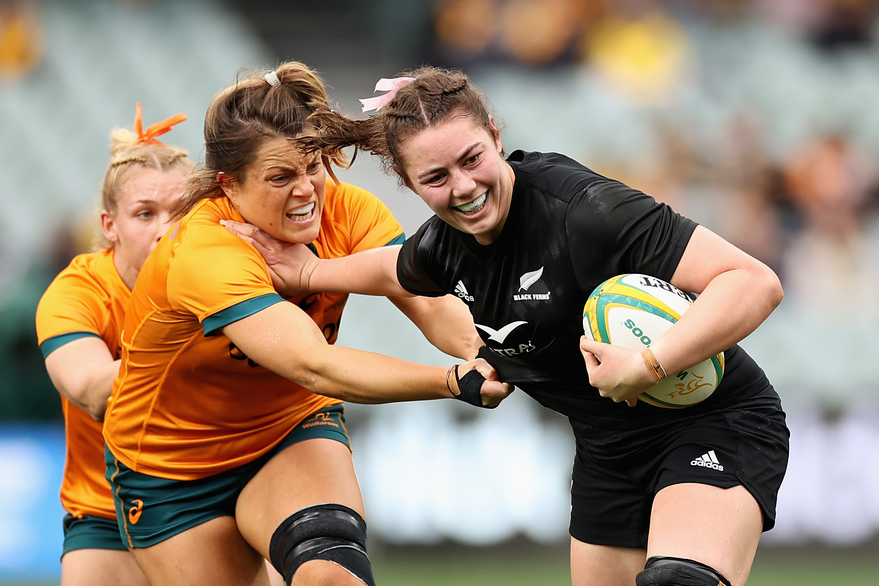 Rugby 2022 Wallaroos vs Black Ferns, Australia vs NZ women's Test