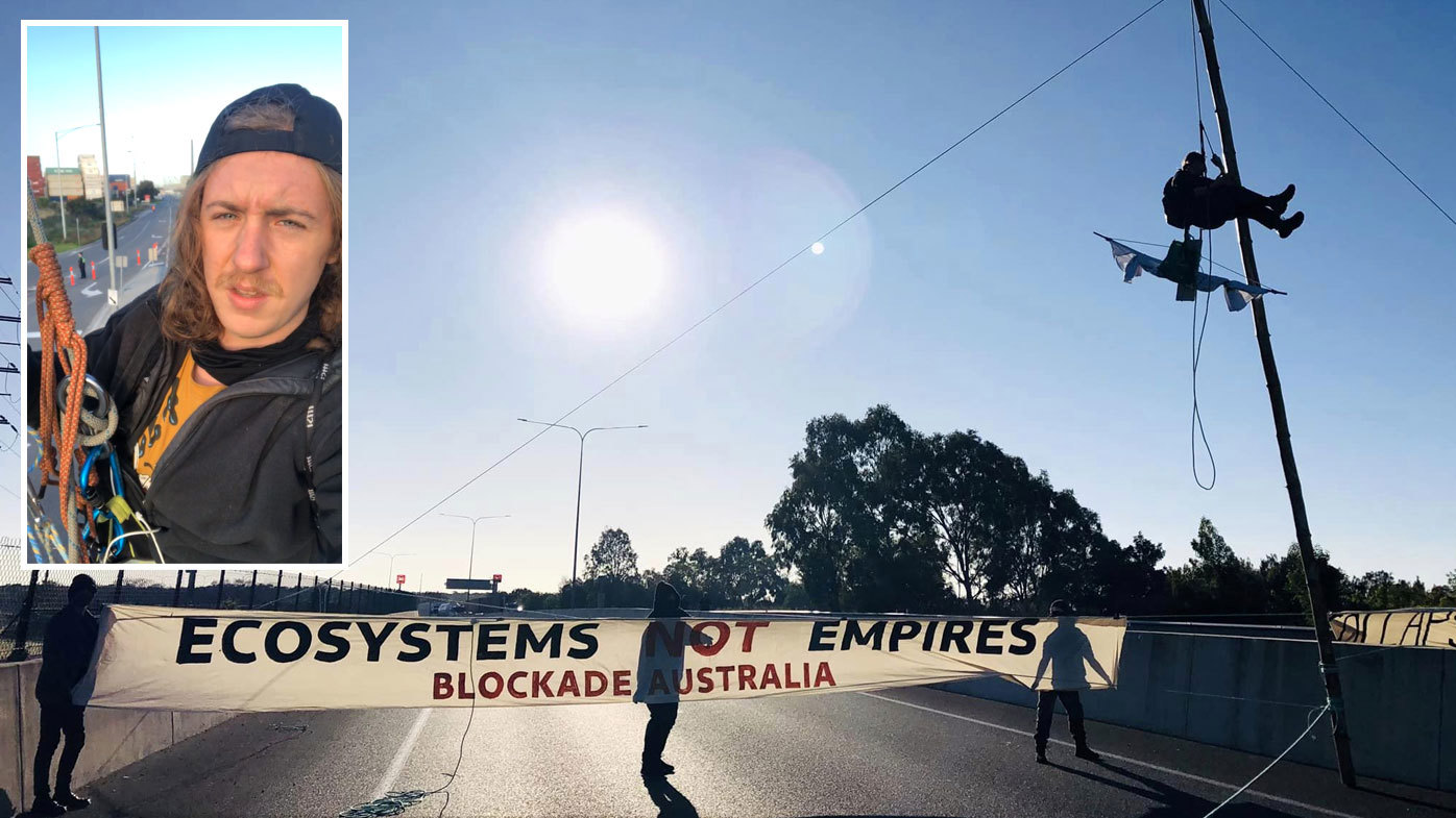 Trucks cannot drop freight at major ports this morning after climate activists blocked key roads.