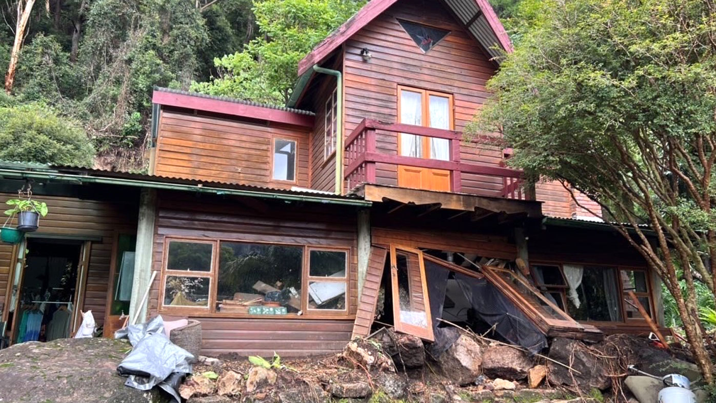 At 4am a landslide ripped through Shafiqa's home in Wilsons Creek.