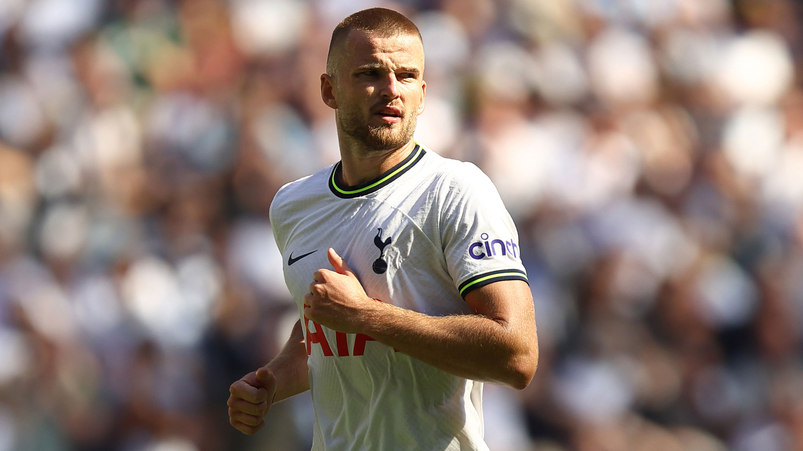 Eric Dier of Tottenham in their match against Southampton FC.