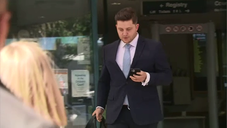 Adam Bird's lawyer leaving court - he did not apply for his clients bail. 