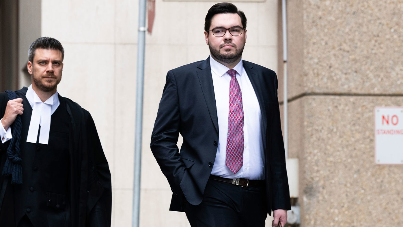 Bruce Lehrmann entering the Federal Court on Thursday December 14, 2023.