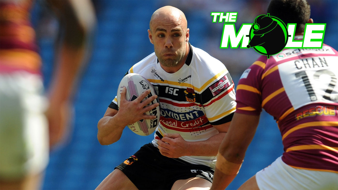 Adrian Purtell runs the ball for the Bradford Bulls.