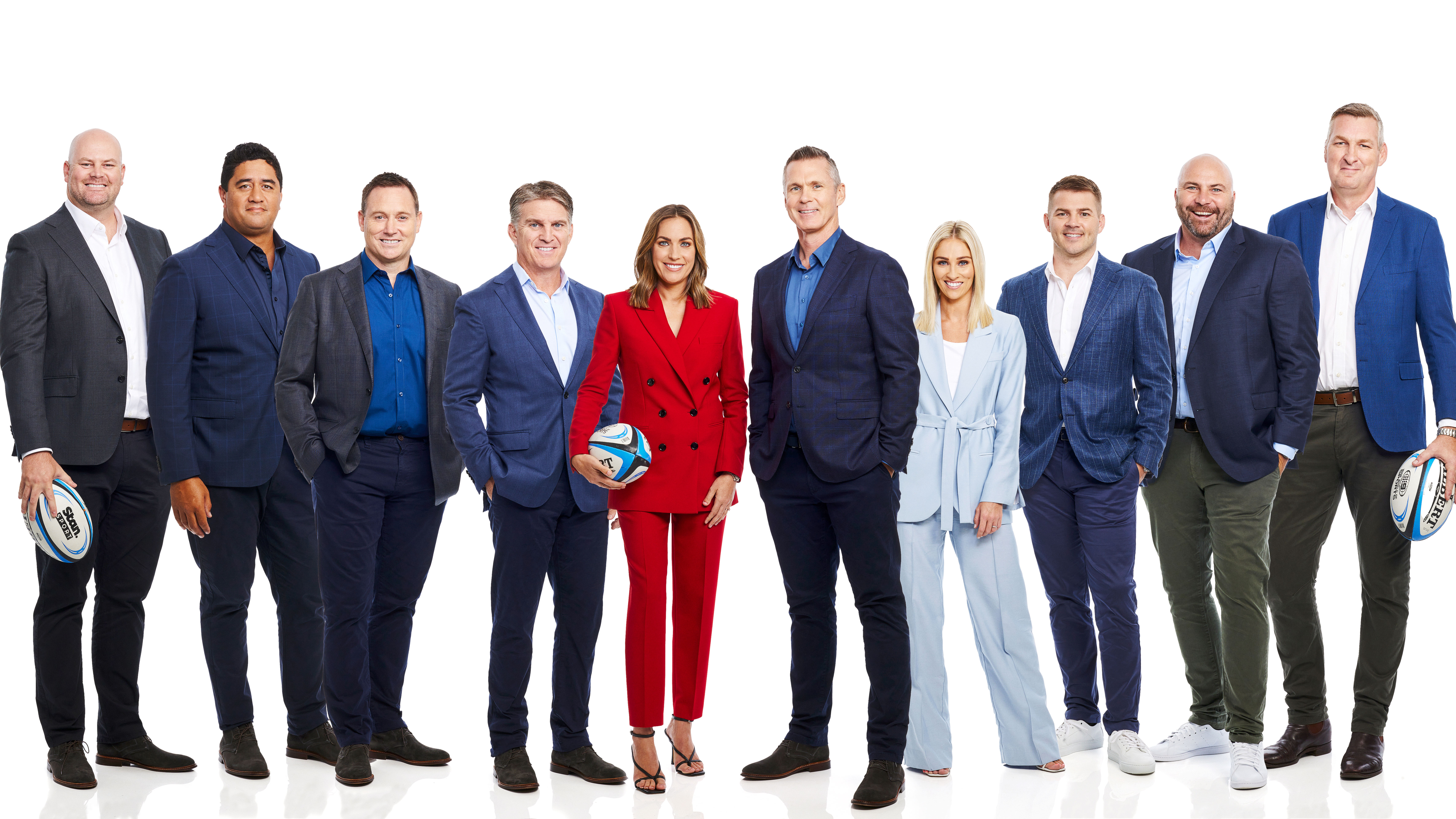 The full rugby commentary line-up for Nine and Stan Sport.