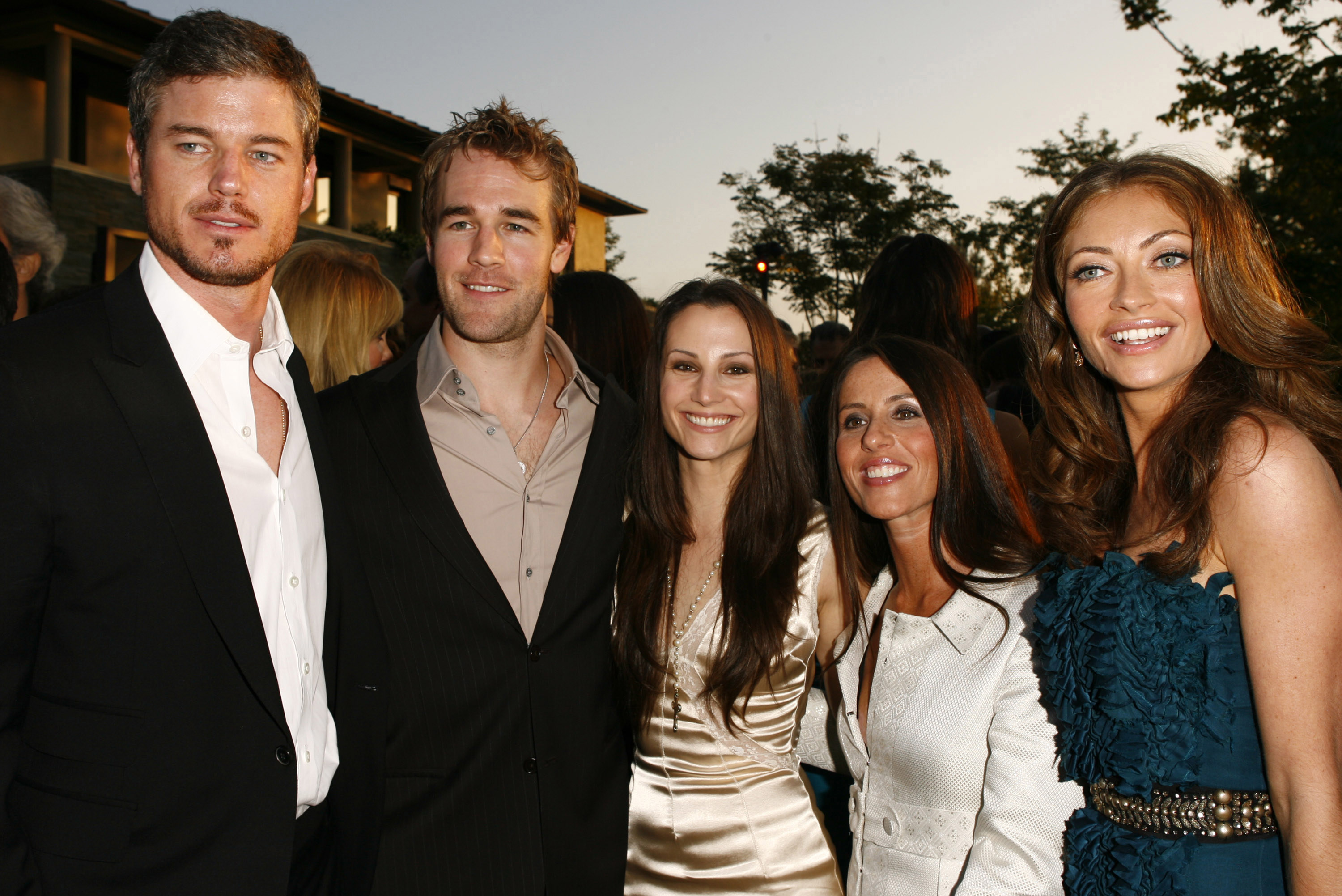 Eric Dane, James Van Der Beek, Heather McComb, Soleil Moon Frye and Rebecca Gayheart in 2007.