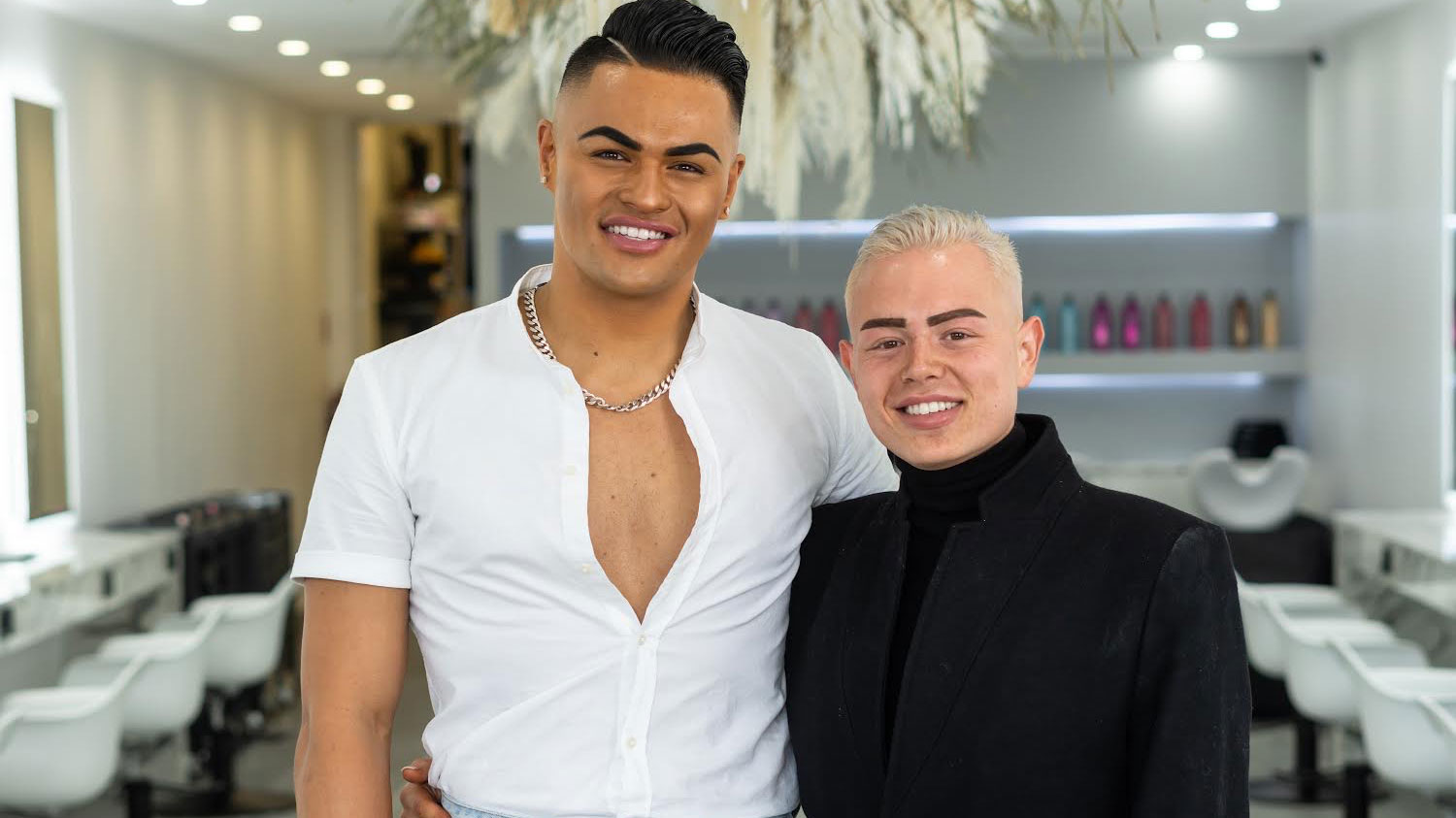 Ayden Hawkins-Keen and Kaine Vakai, from Kaine Vakai Hair Artistry, say the planned client limit of five is not sustainable.