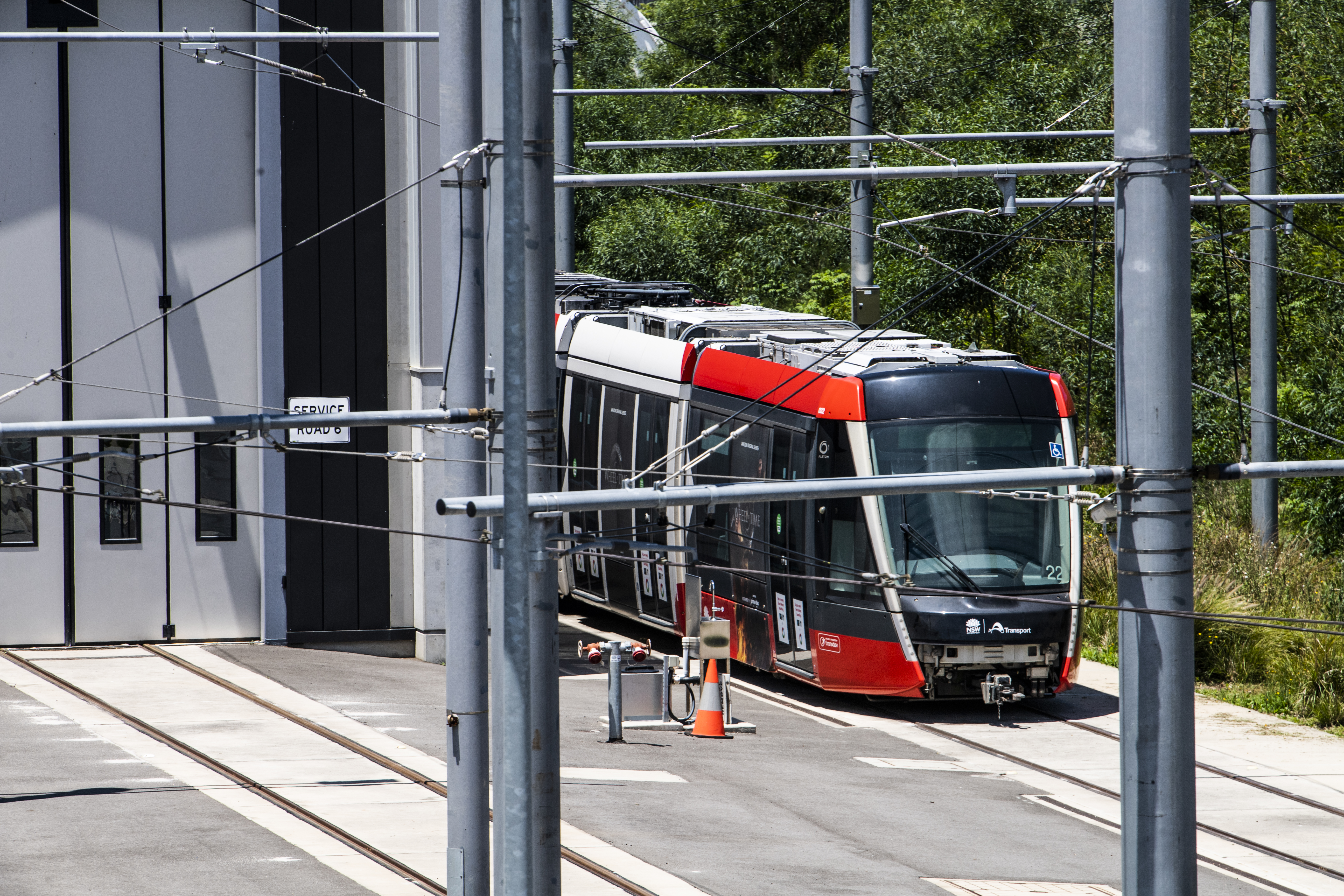 Inner West Light rail, trams. Lilyfield. Light rail is closed for up to 18months for repair work to be carried out on the carraiges due to cracks being found. 7th December 2021 Photo Louise Kennerley