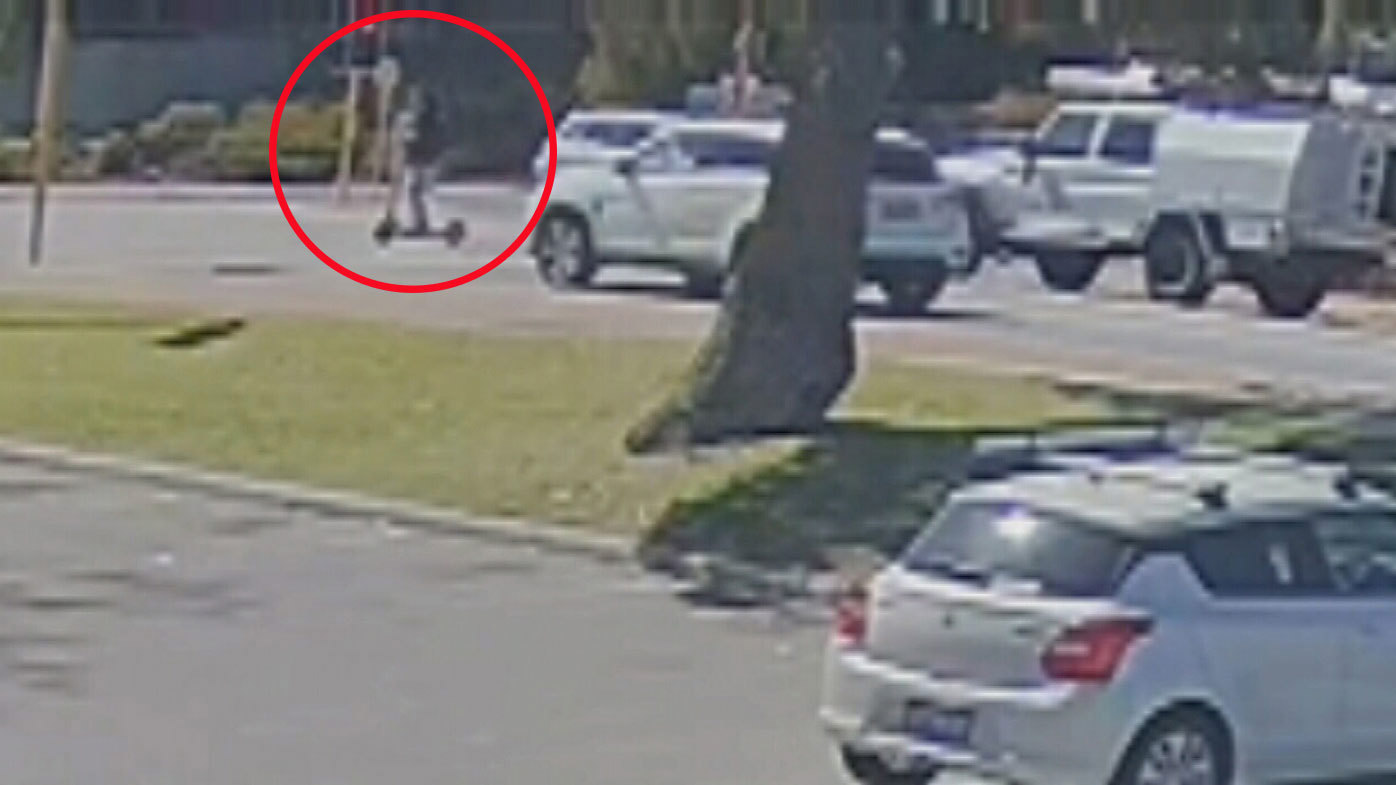 A teenage girl is fighting for life in hospital tonight, after being knocked off her e-scooter while crossing Wanneroo Road.