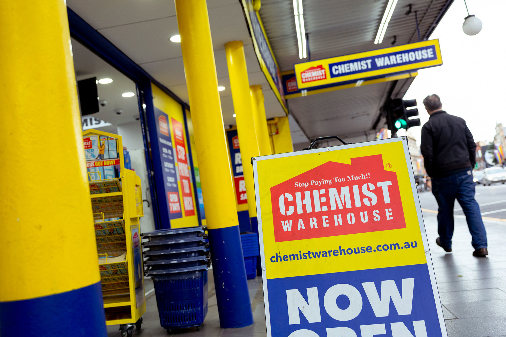 Chemist Warehouse pharmacy in Newtown, Sydney.
