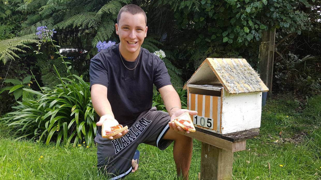 Jacob Coetzee is just one of dozens of Waiheke residents who have been "terrorised" by The Surfdale Sausager, a mysterious character who bewilderingly leaves sausages in letterboxes around the island.