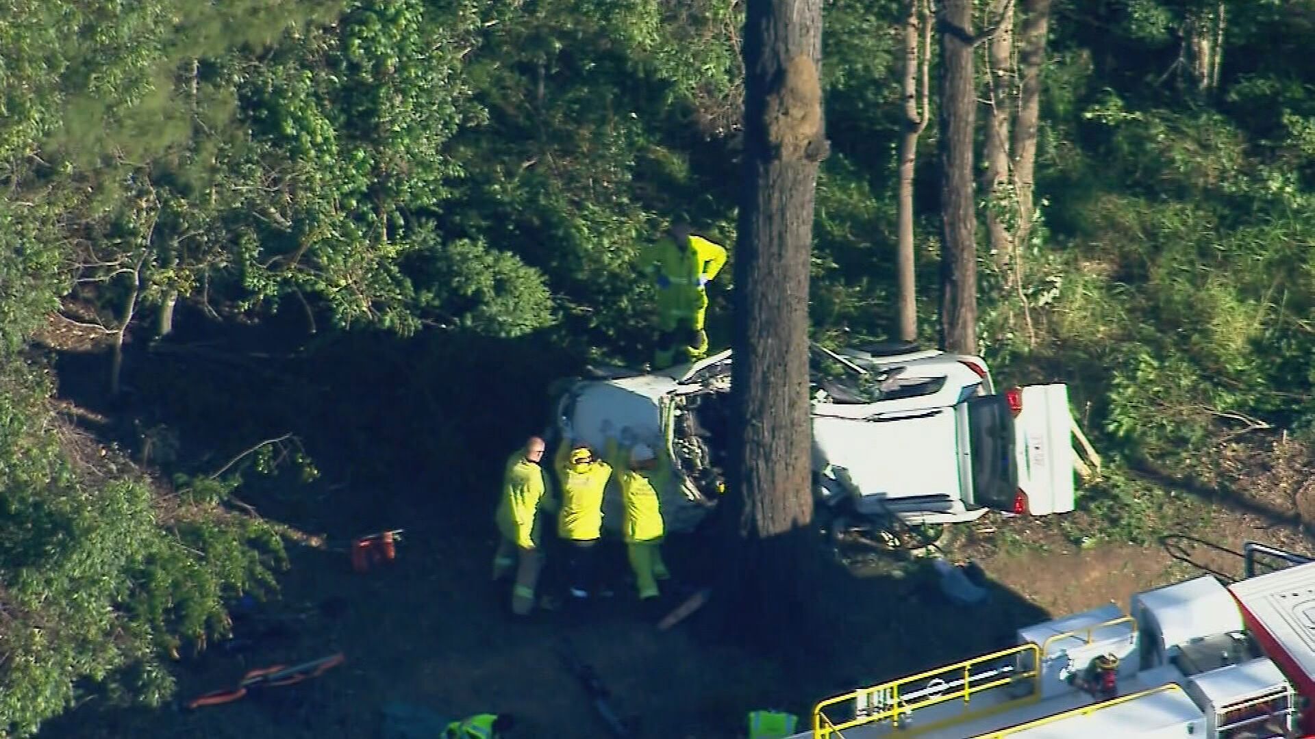 Baby dies after crash that killed female driver north of Brisbane