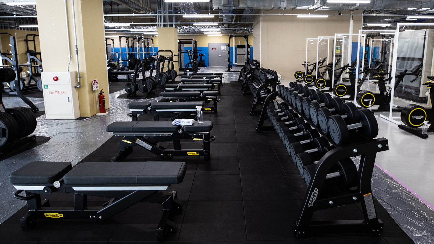 A general view of fitness centre 