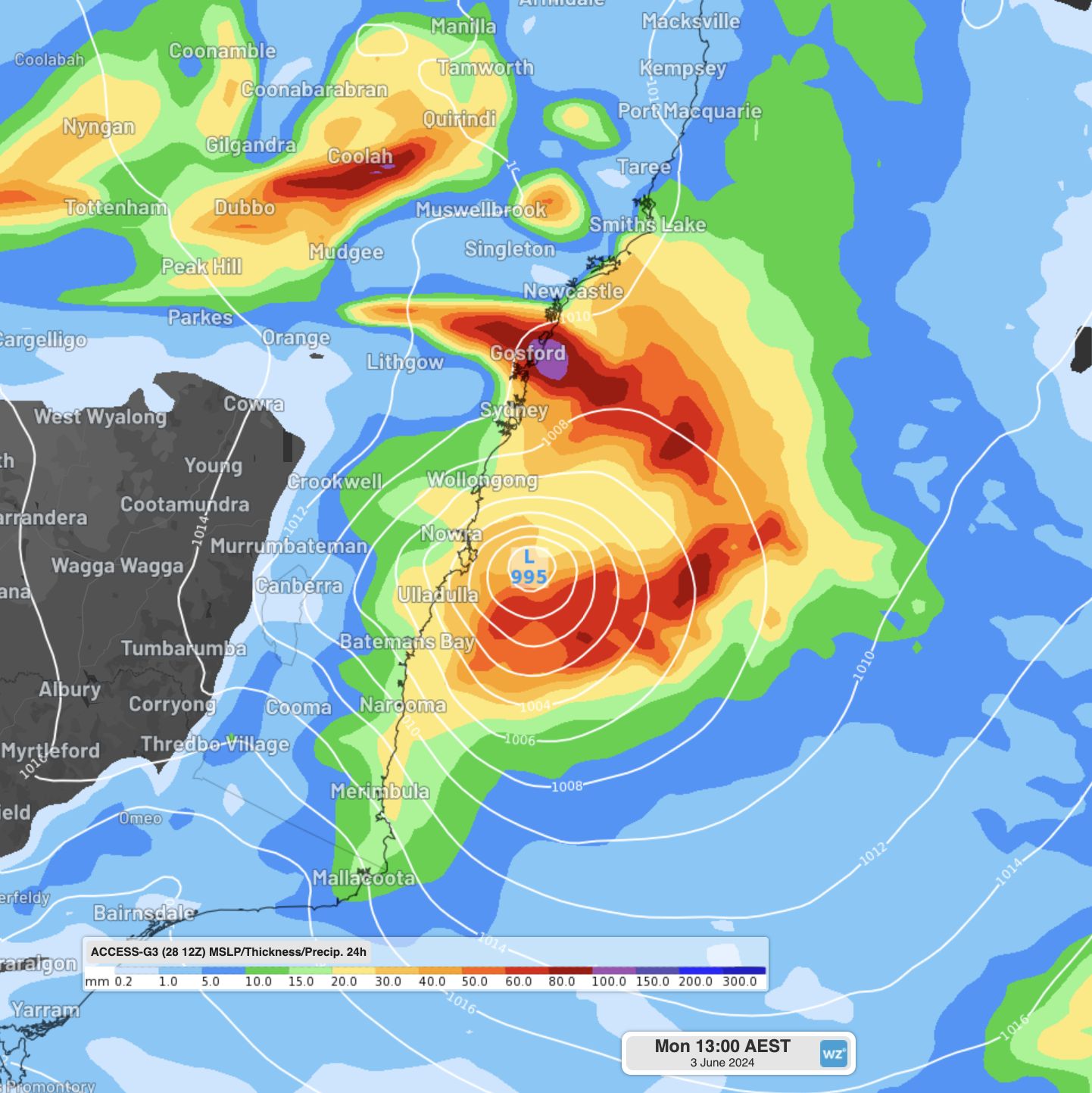 An east coast low is set to hit the east coast this weekend. 