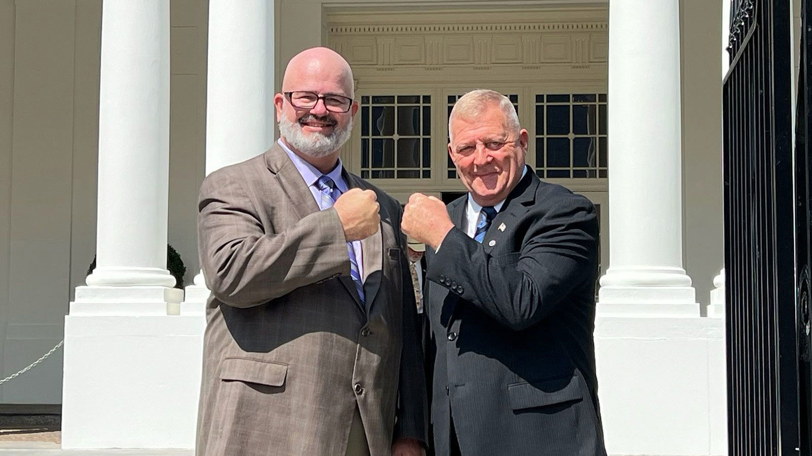 Michael Partain and Jerry Ensminger.