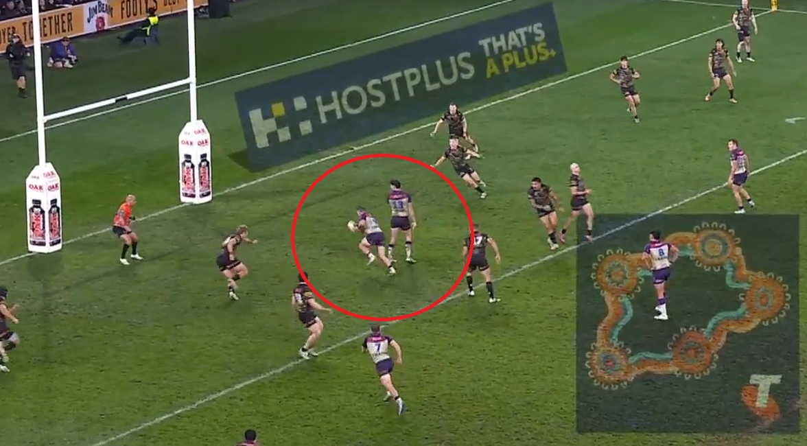Harry Grant bamboozles the Penrith defence to win the game.