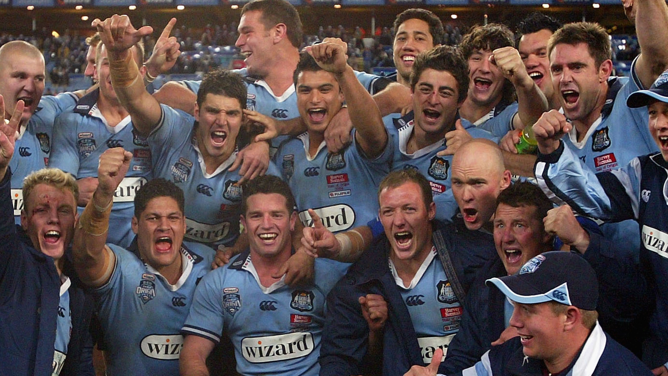 The triumphant 20014 NSW Blues included Craig Fitzgibbon.