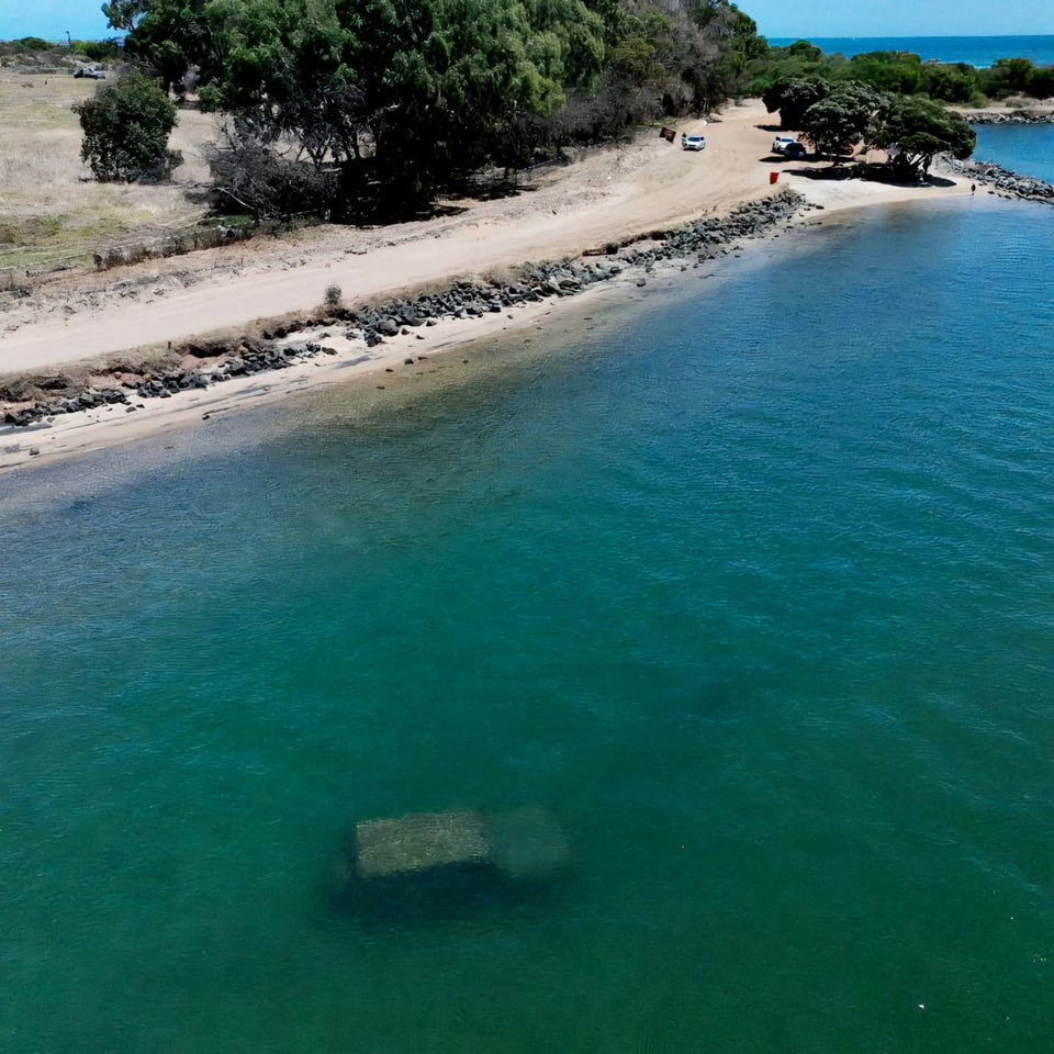 Mystery as sunken car is found submerged in WA lagoon
