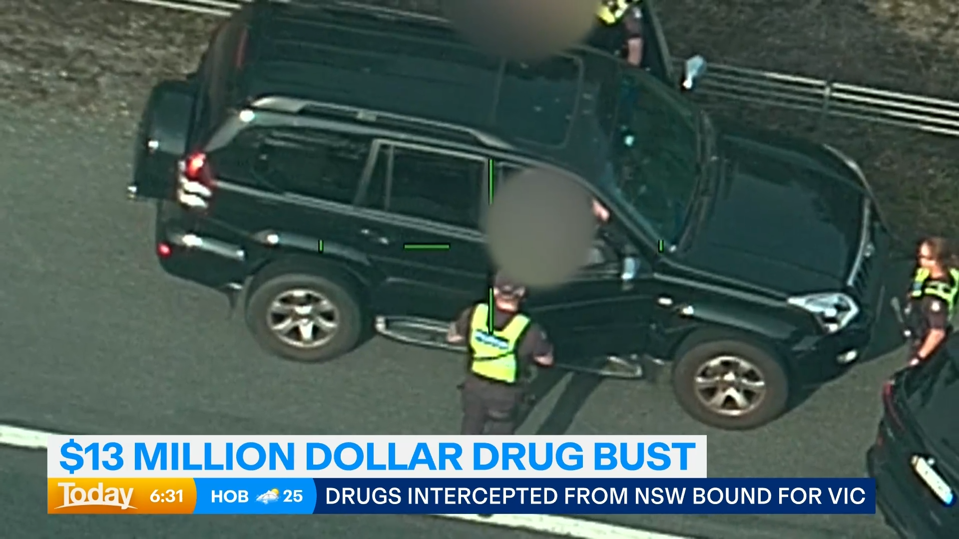 Pair charged over $13 million drugs intercept