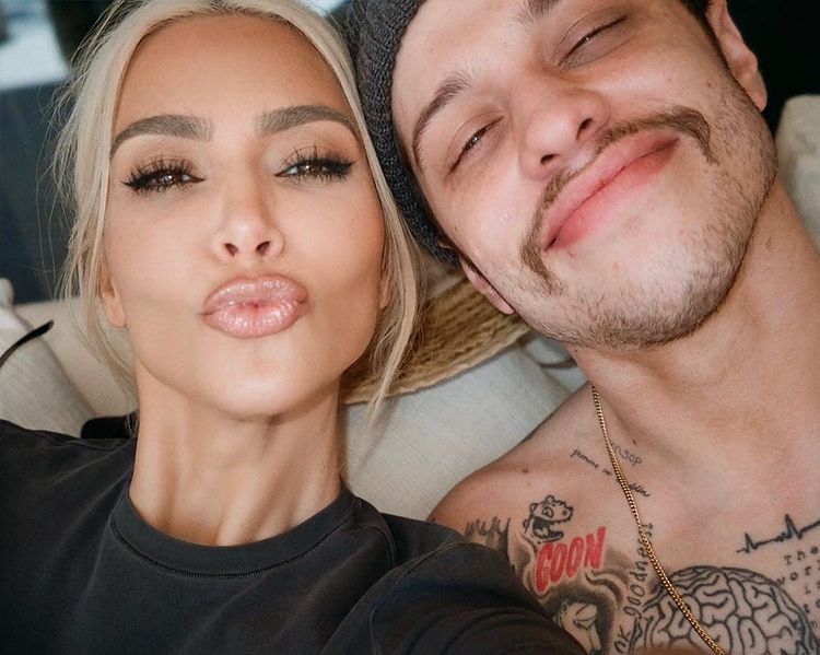 Kim Kardashian and Pete Davidson