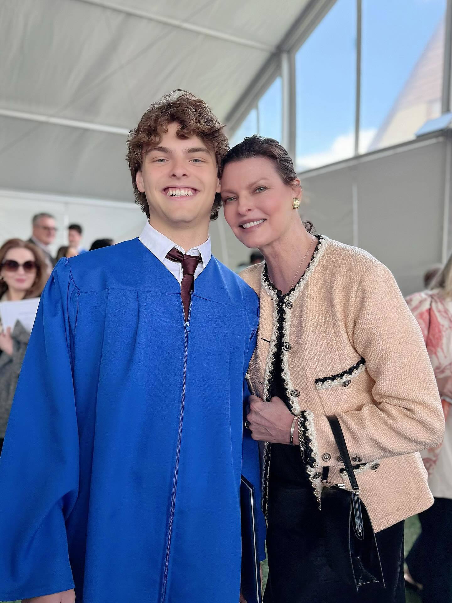 Augustin James Evangelista and Linda Evangelista
