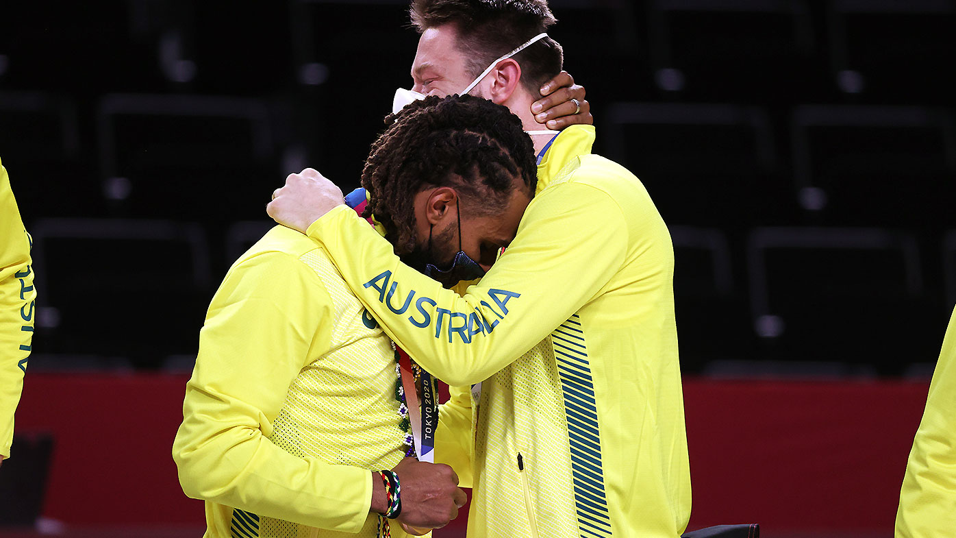 Matthew Dellavedova and Patty Mills