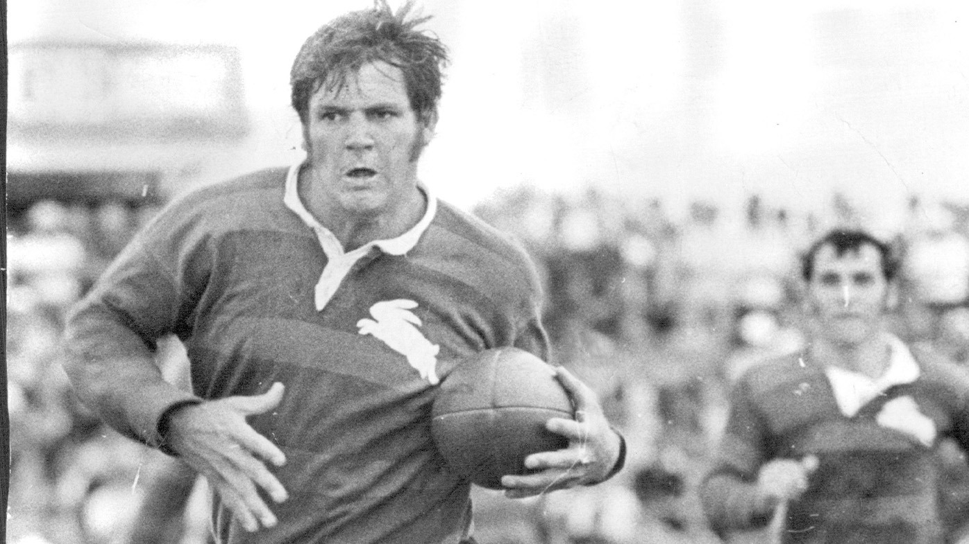 Paul Sait in action for the Rabbitohs in 1971.