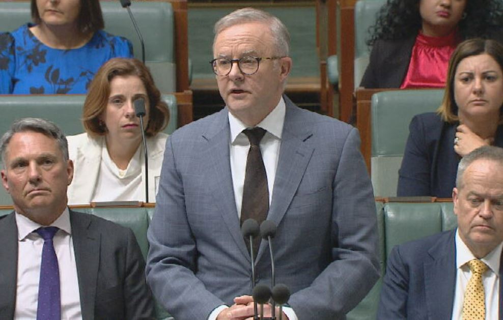 Anthony Albanese speaks in parliament about Bianca Jones, Melbourne teenager who died from suspected methanol poisoning