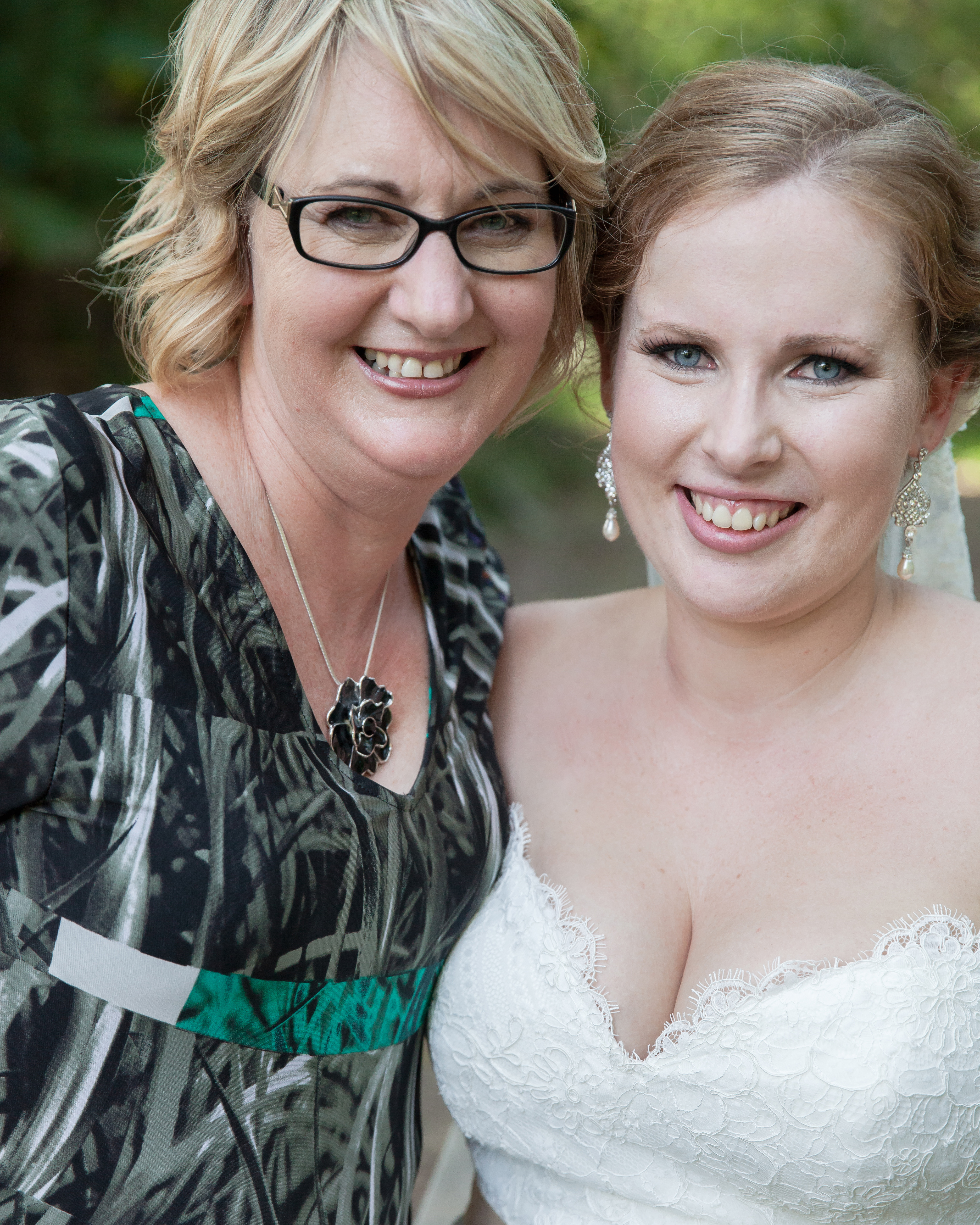 Tamra Betts, pictured with her daughter Emma at her wedding in 2014. 