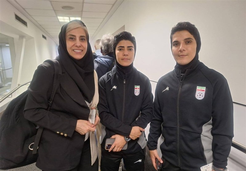 Three of the women who have backflipped and returned to Iran. 